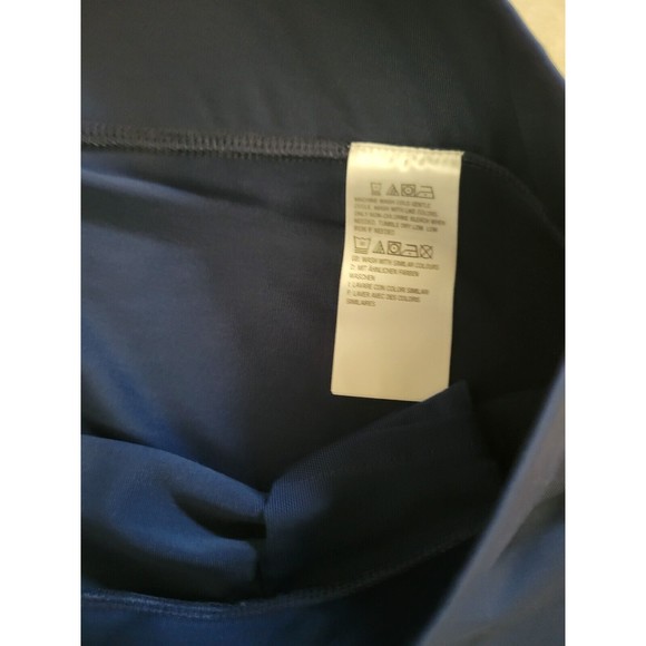 Susan Lucci Collection Ankle Leggings Pants Mesh details Navy Plus Size 2XL - Picture 3 of 8